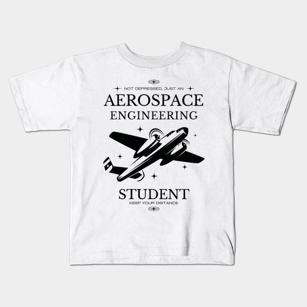 Aerospace Engineering  - White Version - Engineers Kids T-Shirt by Millusti